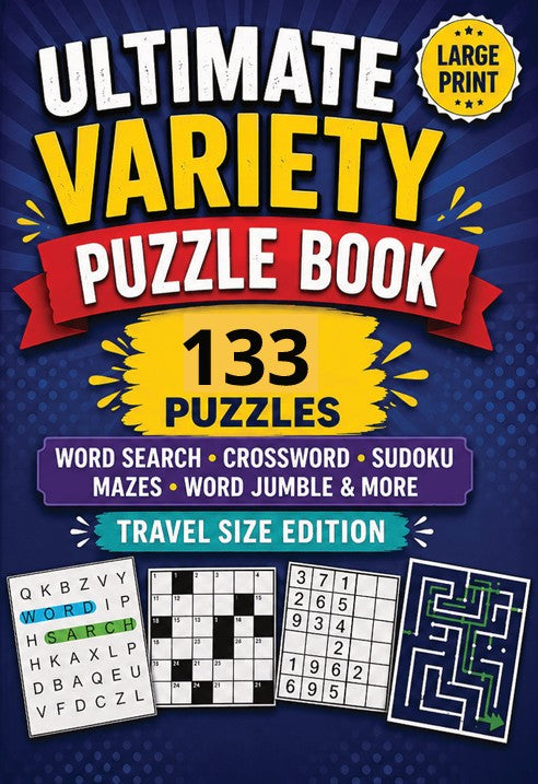 ULTIMATE VARIETY PUZZLE BOOK TRAVEL EDITION, BMS PUZZLES