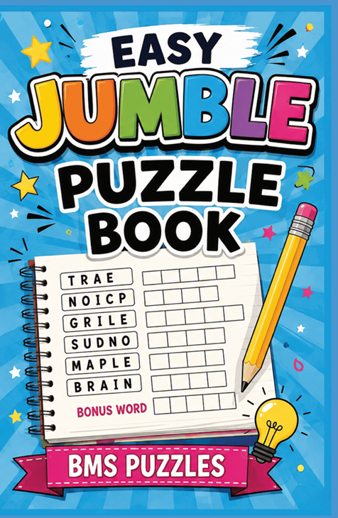 EASY JUMBLE PUZZLE BOOK