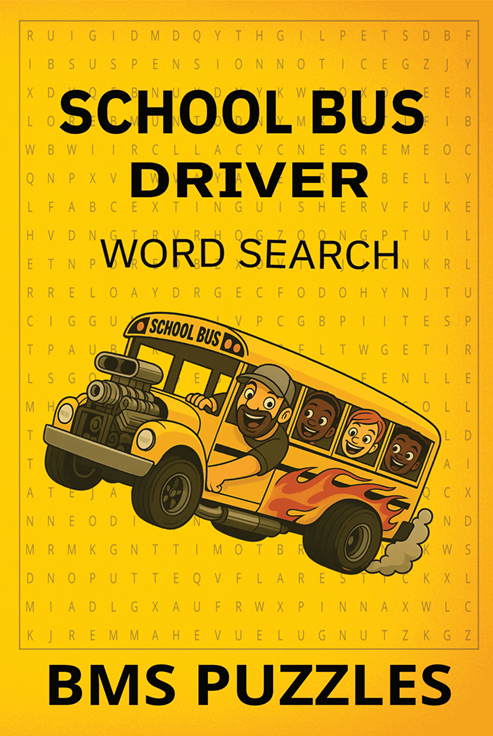SCHOOL BUS DRIVER WORD SEARCH