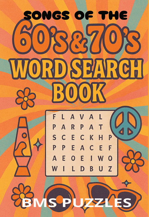 Songs of the 60's and 70's Word Search